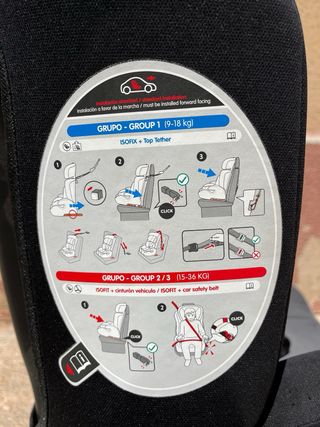 Silla coche grupo 1-3 Isofix Vivatta