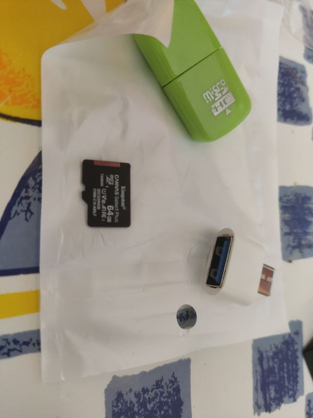 MicroSD Kingston 64GB + Adaptador