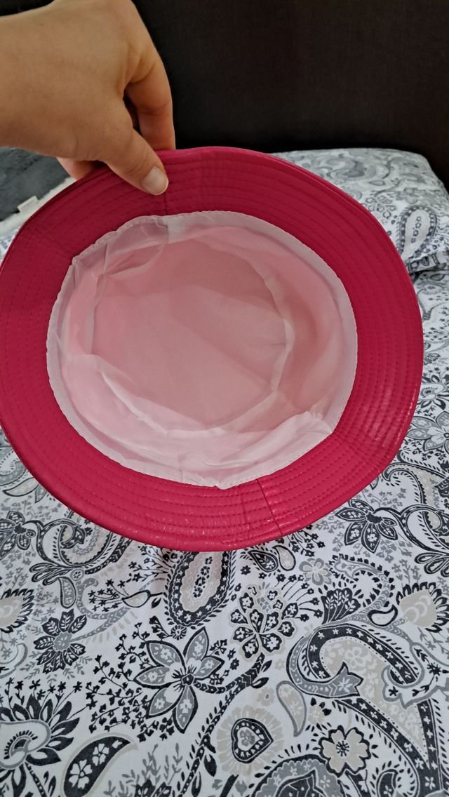 Sombrero cubo rosa