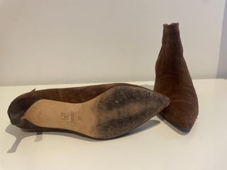 Botines Carolina Herrera Marrón