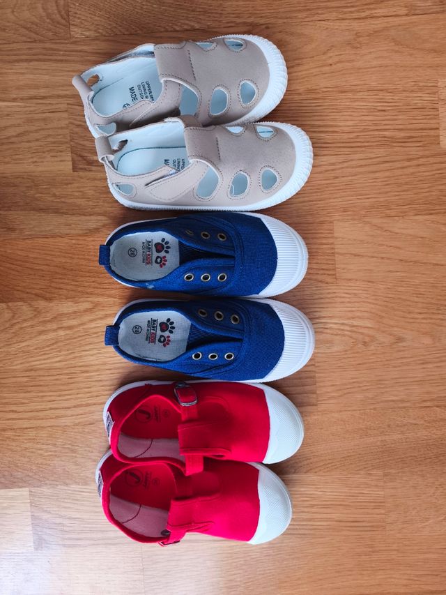 Zapatillas niño - 3 pares