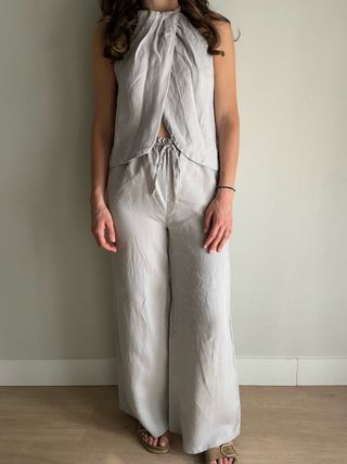 Conjunto gris de Zara