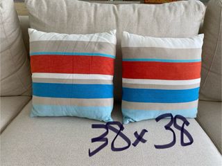 Colchas y cojines cama - Rojo & Azul