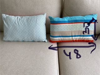 Colchas y cojines cama - Rojo & Azul