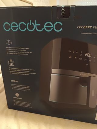 Cecofry Full InoxBlack 5500 Pro - Freidora de aire