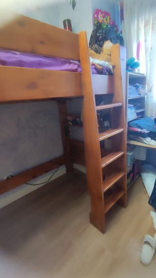 Litera madera maciza infantil