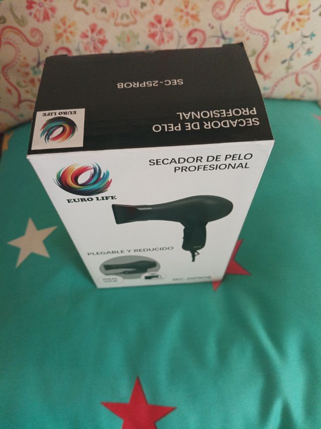 Secador Pelo Euro Life Plegable SIN ESTRENAR!!!