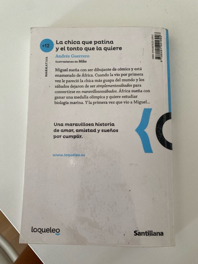 La chica que patina y el tonto que la quiere