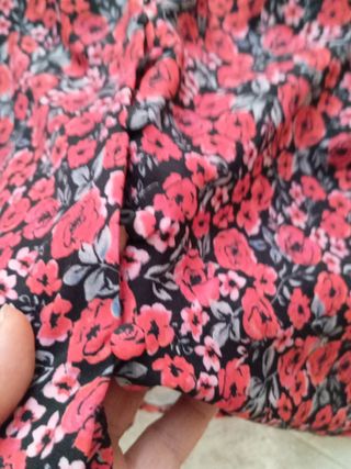 Vestito Shein floreale rosso tg S