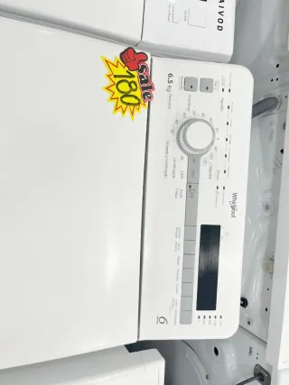 LAVADORA WHIRLPOOL 6.5KG 1200RPM A+++. SEMINUEVO