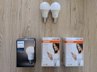 5 Lampadine Smart E27 (OSRAM, Philips, Tapo)
