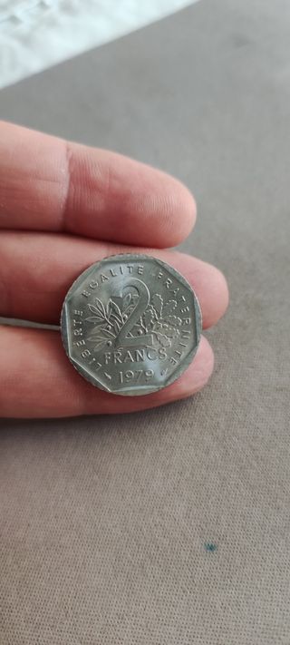 Moneta 2 Franchi Francia 1979