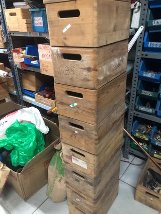 10 Cajas Madera para okeotos varios