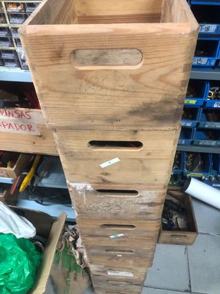 10 Cajas Madera para okeotos varios