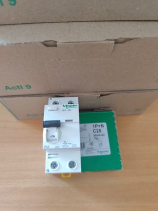Interruptor Diferencial Schneider 2x25A