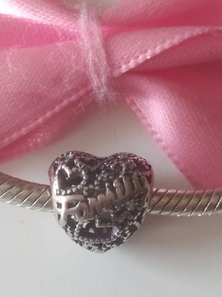 Charm family en plata S925.