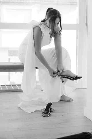 Vestido novia blanco - Talla M