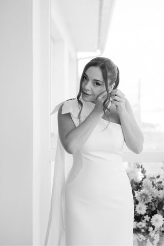 Vestido novia blanco - Talla M