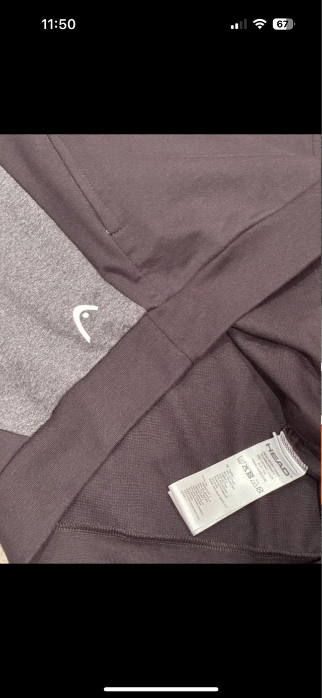 Chaqueta deportiva HEAD naranja-negro