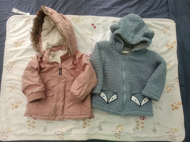 2 Chaquetas niña talla 86