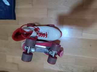 Patines Rollerblade Blancos y Rojos