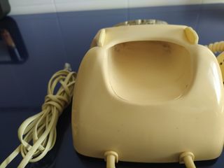 Teléfono Heraldo antiguo beige,beis,original