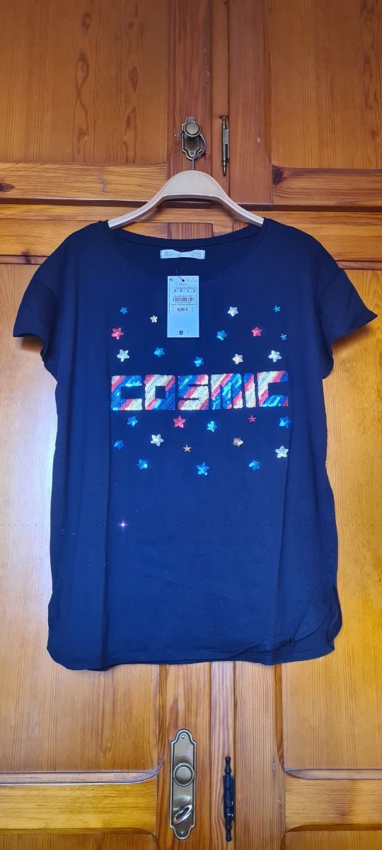 Camiseta con brillo Sfera