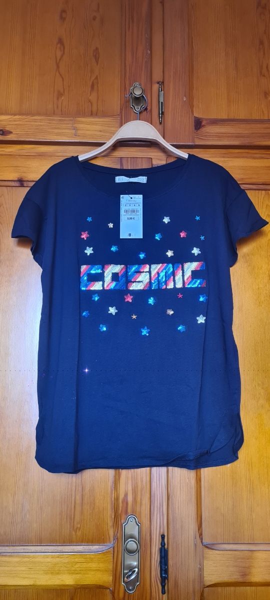 Camiseta con brillo Sfera