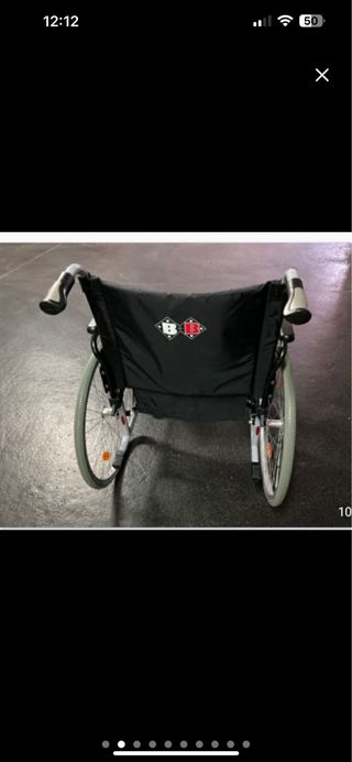 Silla de ruedas plegable ancho especial