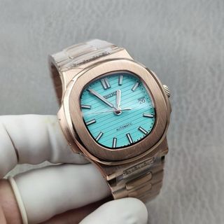 Seiko Mod Nautilus Tiffany Rose Gold