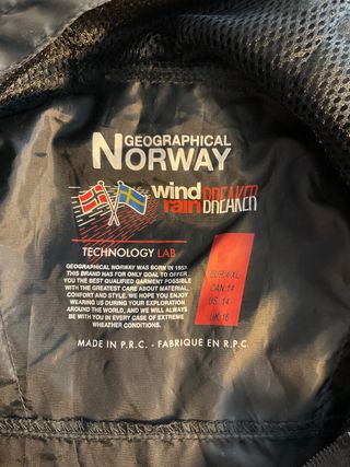Impermeable Geographical Norway negro