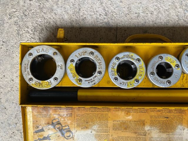 REMS Eva: Máquina roscar 1/4”-2”