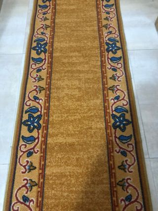 Alfombra pasillo beige 