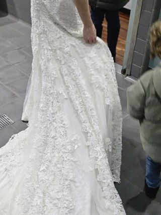 Vestido novia blanco -  Firma Vertize Gala. Talla
