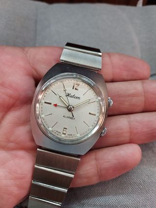 Reloj Helbros Halcon Alarm Swiss Mecanico
