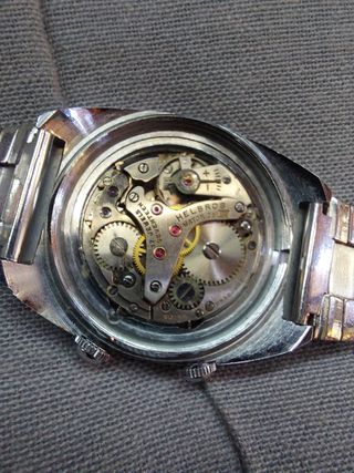 Reloj Helbros Halcon Alarm Swiss Mecanico