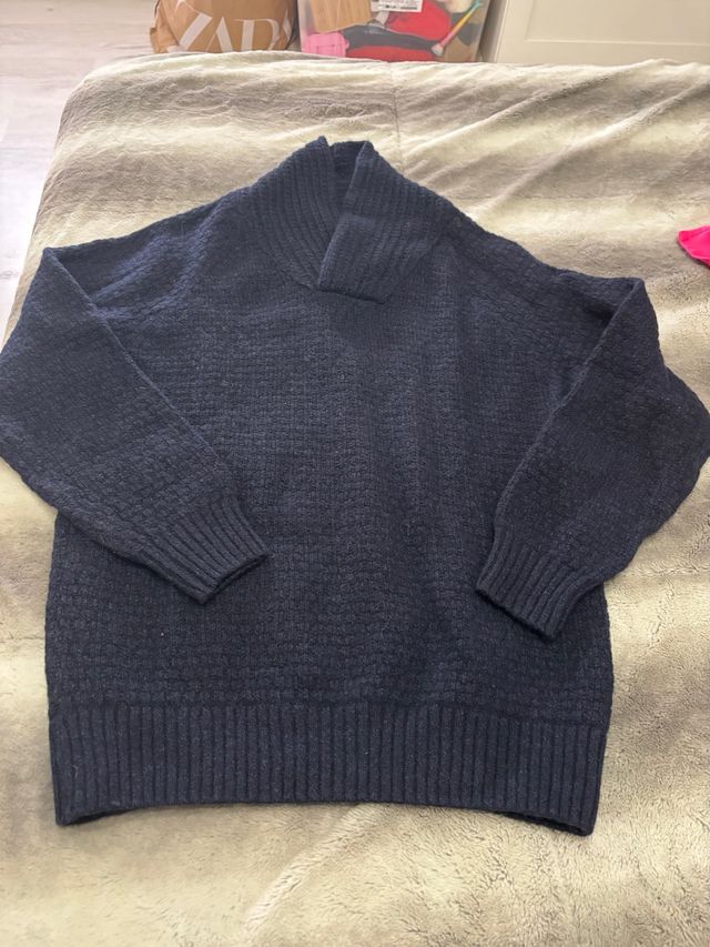 Jersey Zara XL - Azul Oscuro