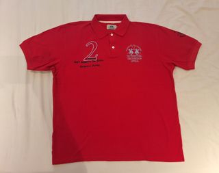 Polo La Martina rojo - Talla L