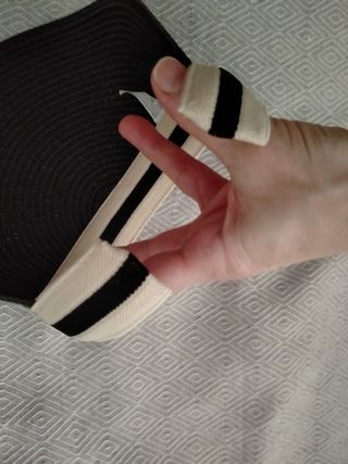 Cappellino Visiera - Nero/Bianco