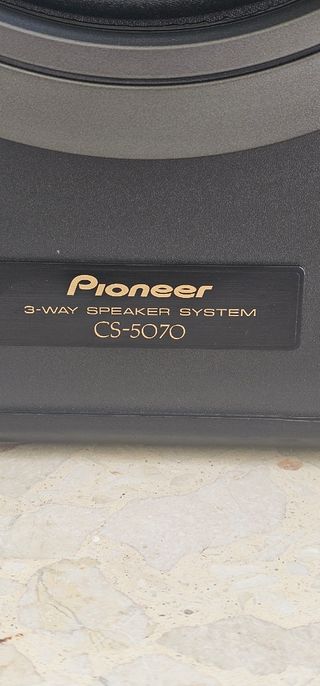 Altavoces Pioneer negros