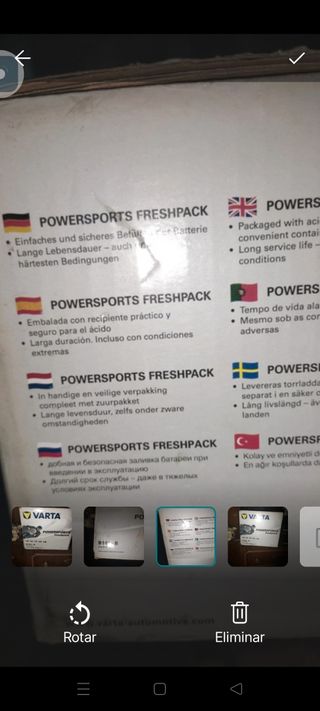 Batería Varta Powersports B16L-B