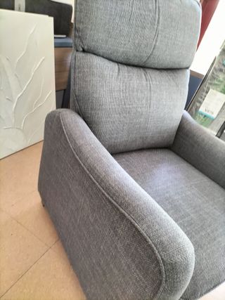 Sillón relax gris - tejido