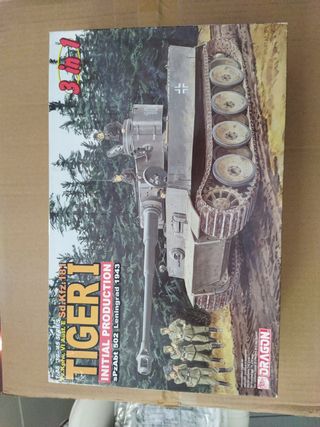 Maqueta Tanque Tiger I inicial Dragon 6252