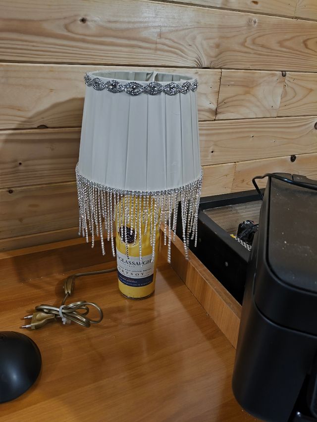 Lampada vintage riciclata