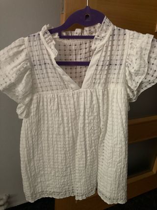 Blusa blanca - Talla L