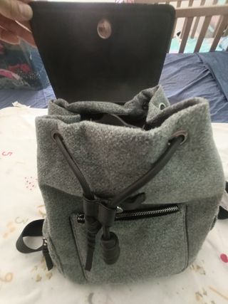 Mochila gris - Bolso pequeño