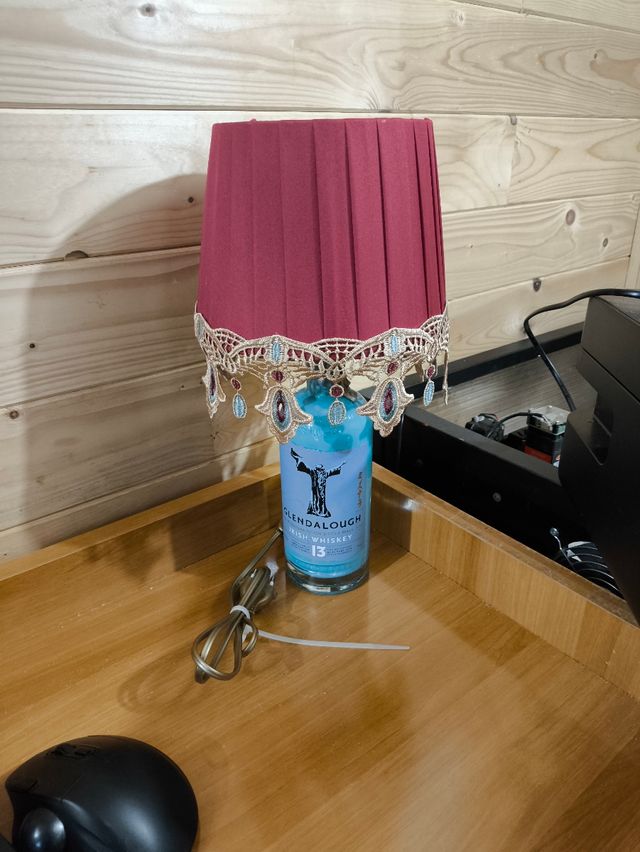 Lampada bottiglia riciclata