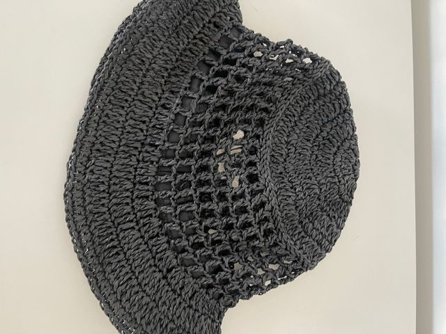 Cappello Prada nero in paglia ottime condizioni