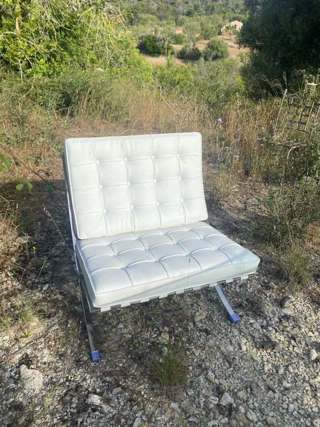 oferta solo este finde -  Sillón Barcelona blanco