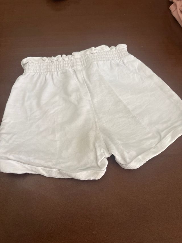 Shorts niña blancos